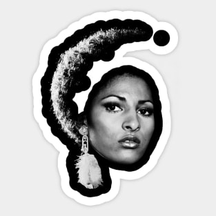 90s Pam Grier Sticker